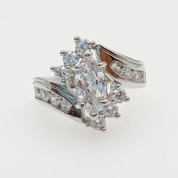 "Fancy New Arrival Elegant CZ Women Accessories Ring, GPMB1524 - Picture 6 of 6